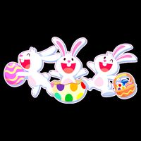 Easter Egg Bunnies Womens Tank Top