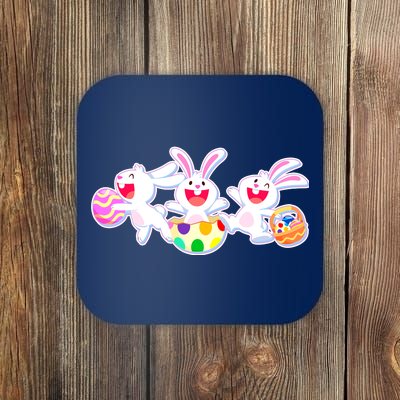 Easter Egg Bunnies Coaster