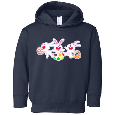 Easter Egg Bunnies Toddler Hoodie