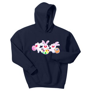 Easter Egg Bunnies Kids Hoodie