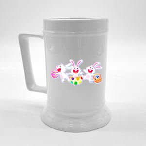 Easter Egg Bunnies Beer Stein