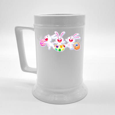 Easter Egg Bunnies Beer Stein