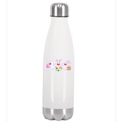 Easter Egg Bunnies Stainless Steel Insulated Water Bottle