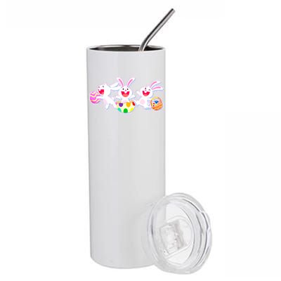 Easter Egg Bunnies Stainless Steel Tumbler