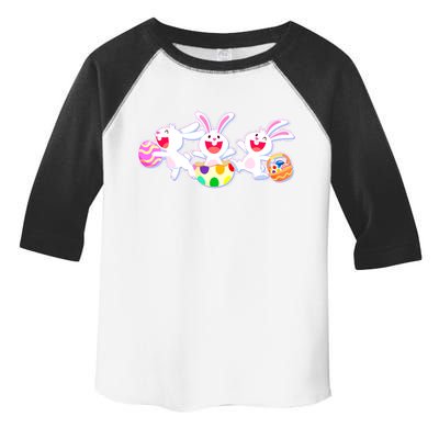 Easter Egg Bunnies Toddler Fine Jersey T-Shirt