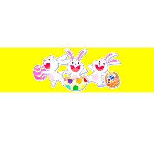 Easter Egg Bunnies Bumper Sticker