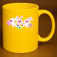 Easter Egg Bunnies 11oz C Handle Ceramic Mug