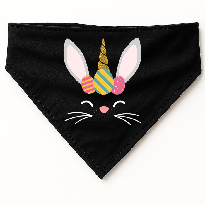 Easter Egg Bunny Unicorn USA-Made Doggie Bandana