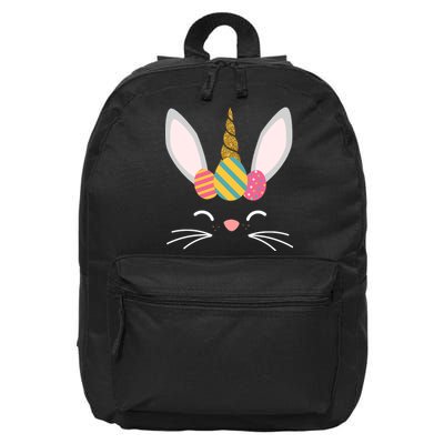 Easter Egg Bunny Unicorn 16 in Basic Backpack