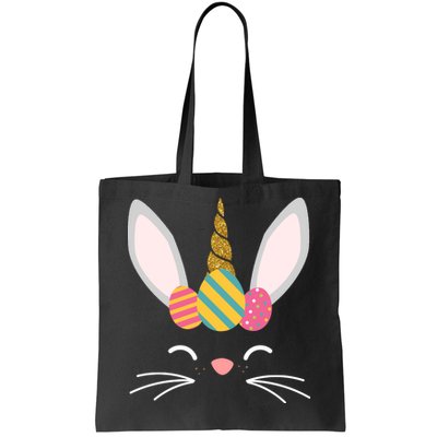 Easter Egg Bunny Unicorn Tote Bag