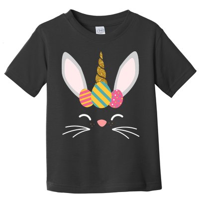 Easter Egg Bunny Unicorn Toddler T-Shirt
