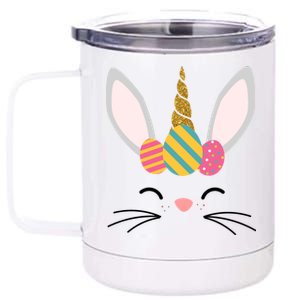 Easter Egg Bunny Unicorn 12 oz Stainless Steel Tumbler Cup