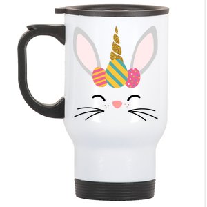 Easter Egg Bunny Unicorn Stainless Steel Travel Mug