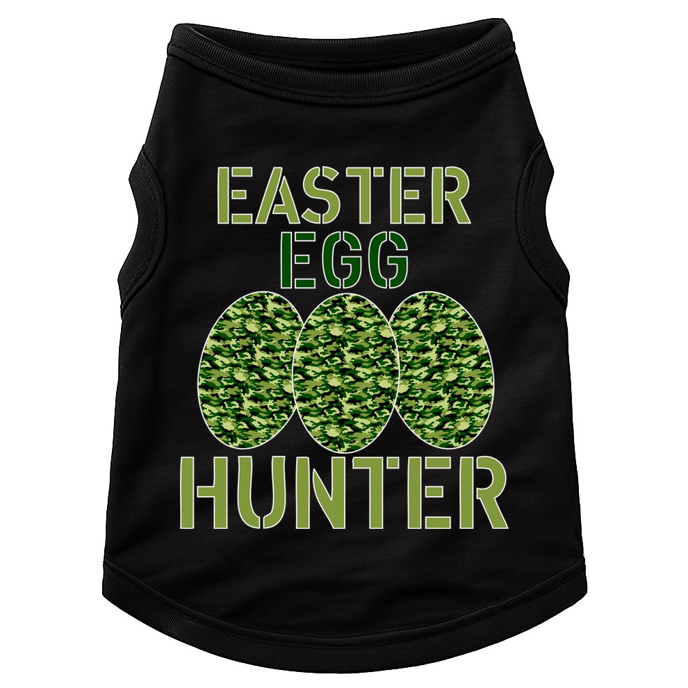 Easter Egg Hunter Camo Eggs Funny Egg Hunt Doggie Tank