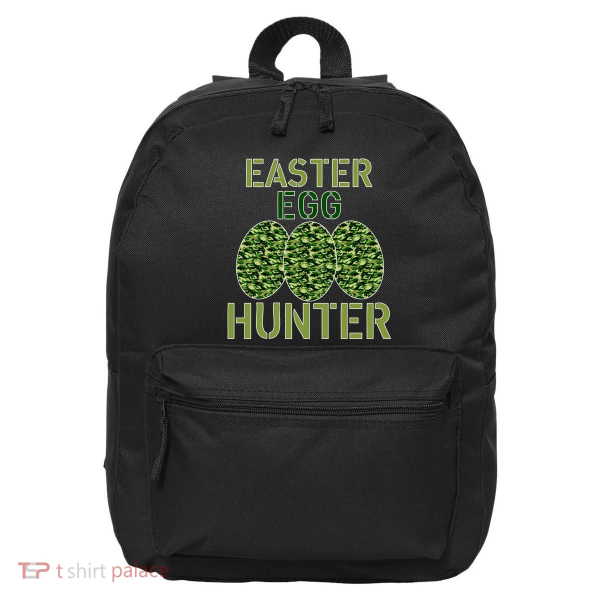 Easter Egg Hunter Camo Eggs Funny Egg Hunt 16 in Basic Backpack