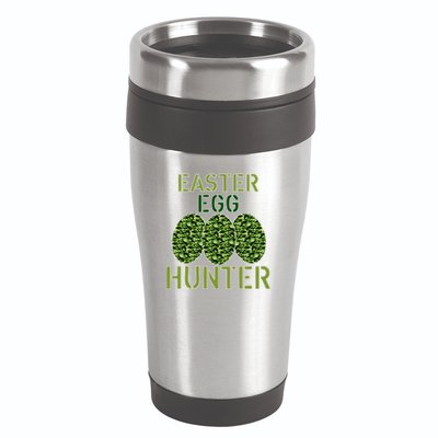 Easter Egg Hunter Camo Eggs Funny Egg Hunt 16oz Travel Tumbler