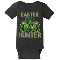 Easter Egg Hunter Camo Eggs Funny Egg Hunt Baby Bodysuit