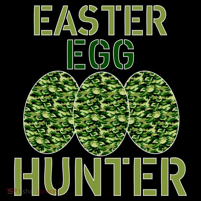 Easter Egg Hunter Camo Eggs Funny Egg Hunt Baby Bodysuit