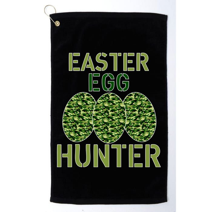 Easter Egg Hunter Camo Eggs Funny Egg Hunt Golf Towel