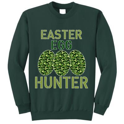 Easter Egg Hunter Camo Eggs Funny Egg Hunt Sweatshirt
