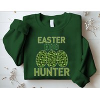 Easter Egg Hunter Camo Eggs Funny Egg Hunt Sweatshirt