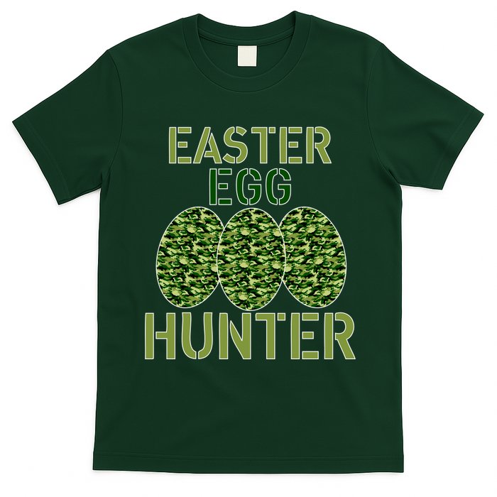 Easter Egg Hunter Camo Eggs Funny Egg Hunt T-Shirt