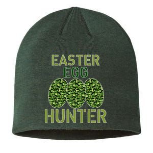 Easter Egg Hunter Camo Eggs Funny Egg Hunt Sustainable Beanie