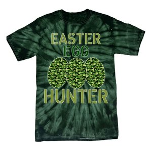 Easter Egg Hunter Camo Eggs Funny Egg Hunt Tie-Dye T-Shirt