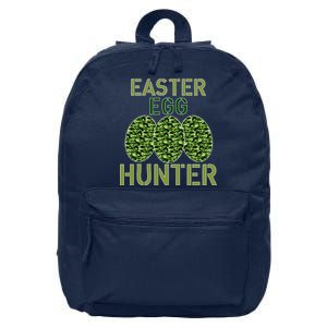 Easter Egg Hunter Camo Eggs Funny Egg Hunt 16 in Basic Backpack