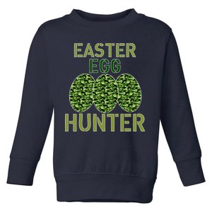 Easter Egg Hunter Camo Eggs Funny Egg Hunt Toddler Sweatshirt