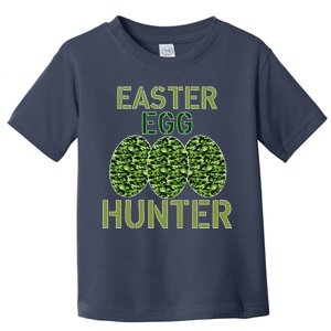 Easter Egg Hunter Camo Eggs Funny Egg Hunt Toddler T-Shirt