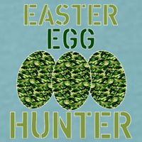 Easter Egg Hunter Camo Eggs Funny Egg Hunt Sueded Cloud Jersey T-Shirt