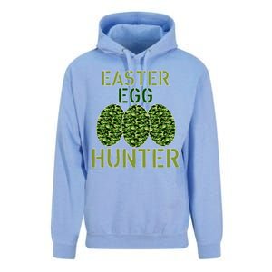 Easter Egg Hunter Camo Eggs Funny Egg Hunt Unisex Surf Hoodie