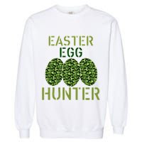 Easter Egg Hunter Camo Eggs Funny Egg Hunt Garment-Dyed Sweatshirt