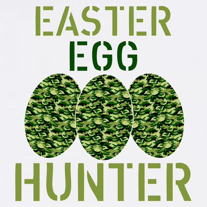 Easter Egg Hunter Camo Eggs Funny Egg Hunt Garment-Dyed Sweatshirt