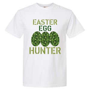 Easter Egg Hunter Camo Eggs Funny Egg Hunt Garment-Dyed Heavyweight T-Shirt