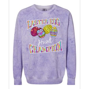 Easter Egg Hunting Champion Colorblast Crewneck Sweatshirt