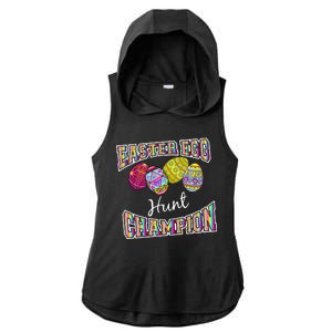 Easter Egg Hunting Champion Ladies PosiCharge Tri-Blend Wicking Draft Hoodie Tank