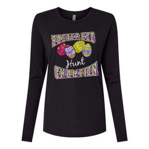 Easter Egg Hunting Champion Womens Cotton Relaxed Long Sleeve T-Shirt