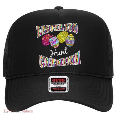 Easter Egg Hunting Champion High Crown Mesh Back Trucker Hat