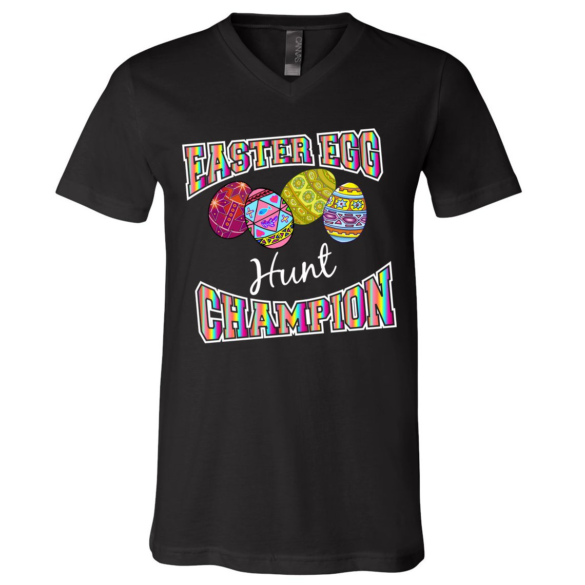 Easter Egg Hunting Champion V-Neck T-Shirt