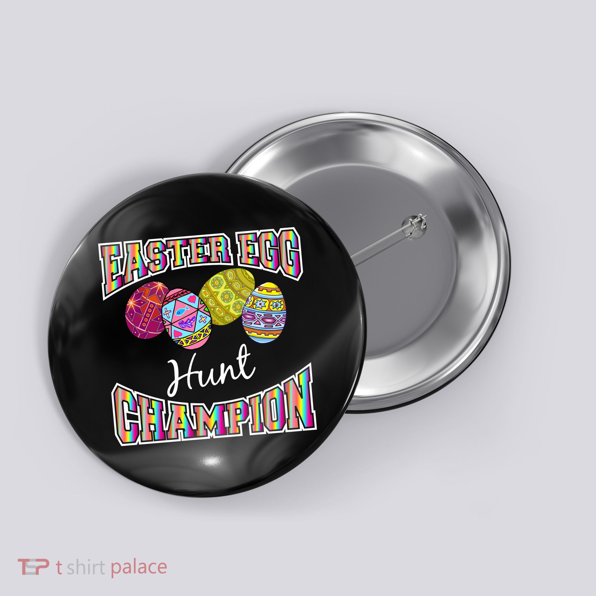 Easter Egg Hunting Champion Button