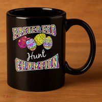 Easter Egg Hunting Champion 11oz C Handle Ceramic Mug