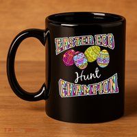 Easter Egg Hunting Champion 11oz C Handle Ceramic Mug