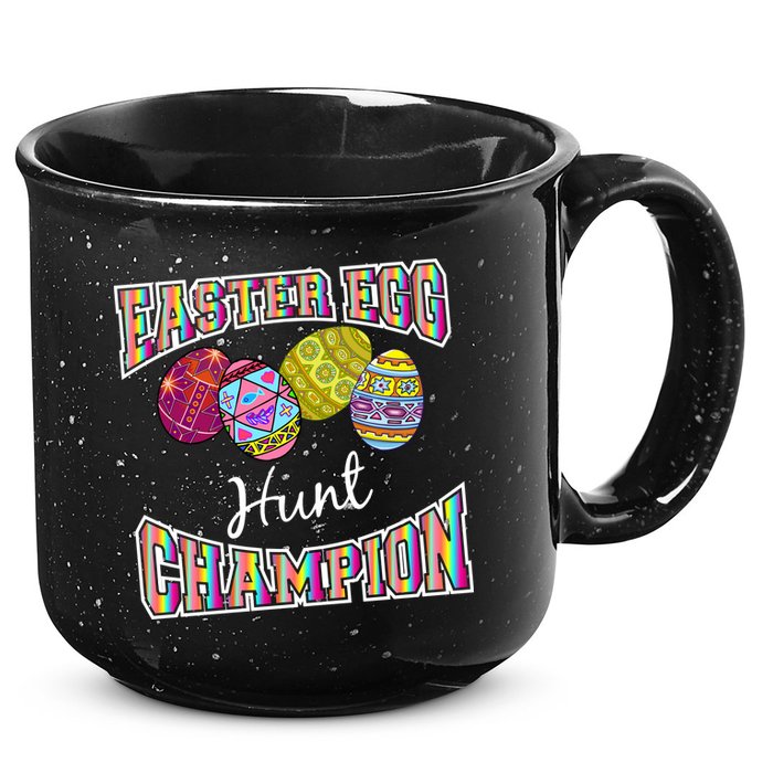 Easter Egg Hunting Champion 15oz Campfire Ceramic Mug