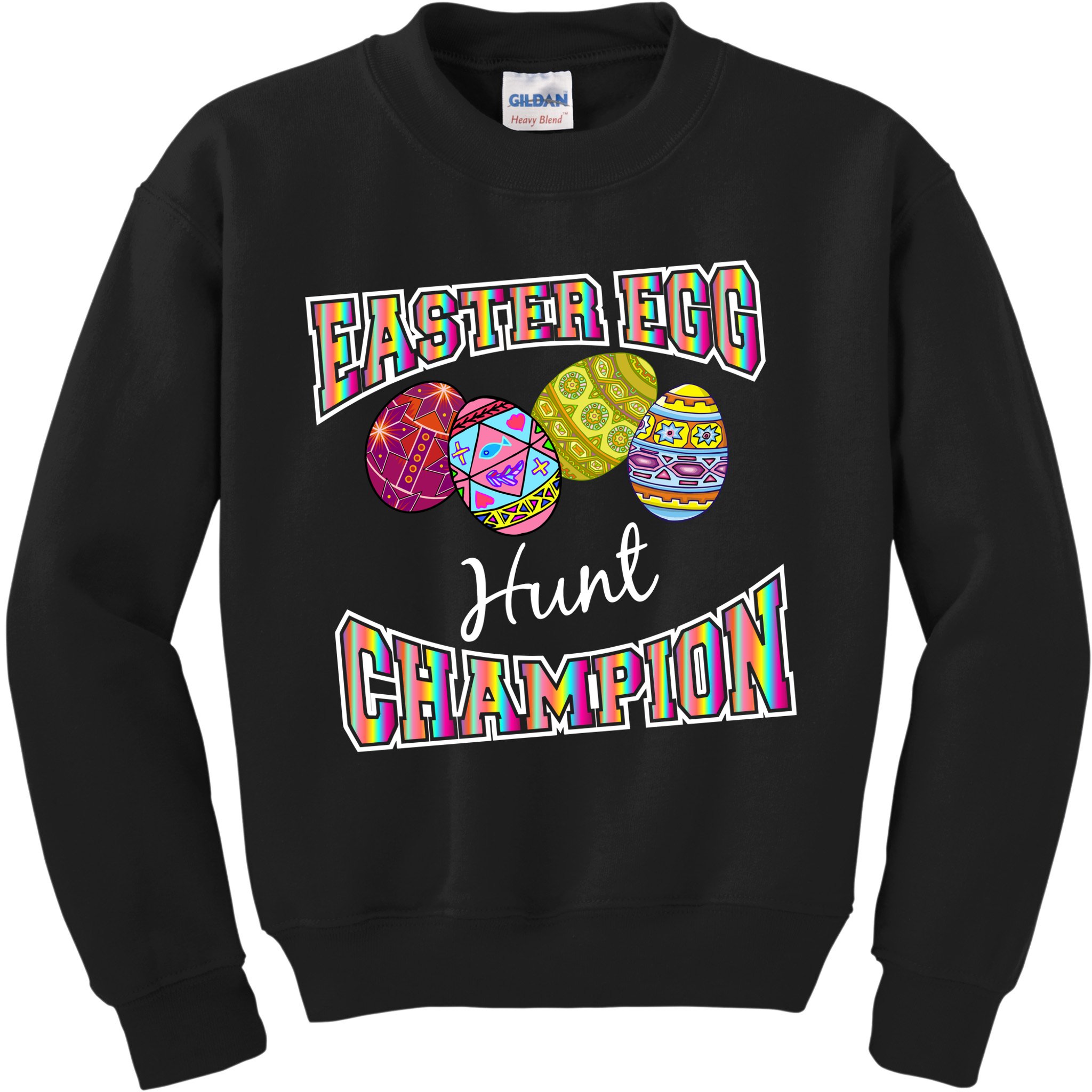 Easter Egg Hunting Champion Kids Sweatshirt