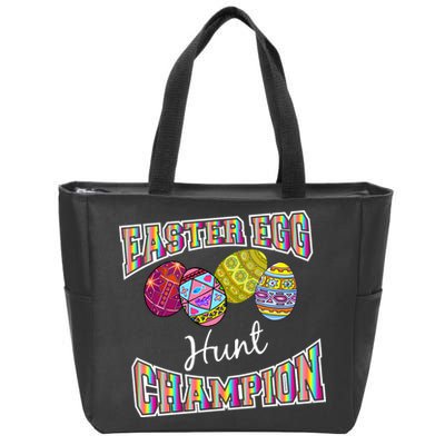 Easter Egg Hunting Champion Zip Tote Bag
