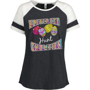 Easter Egg Hunting Champion Enza Ladies Jersey Colorblock Tee