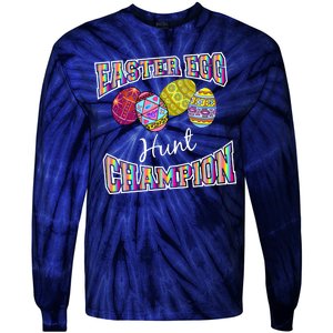 Easter Egg Hunting Champion Tie-Dye Long Sleeve Shirt