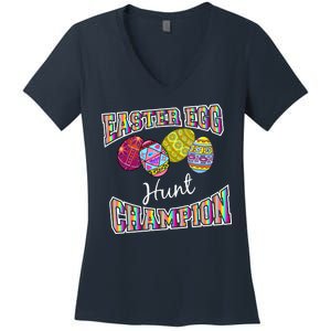 Easter Egg Hunting Champion Women's V-Neck T-Shirt